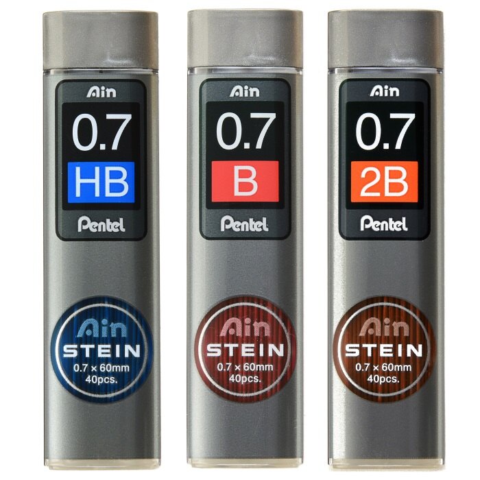【BM必買】飛龍 Pentel Ain STEIN C277 自動鉛筆芯 0.7 鉛芯 自動筆芯HB B 2B