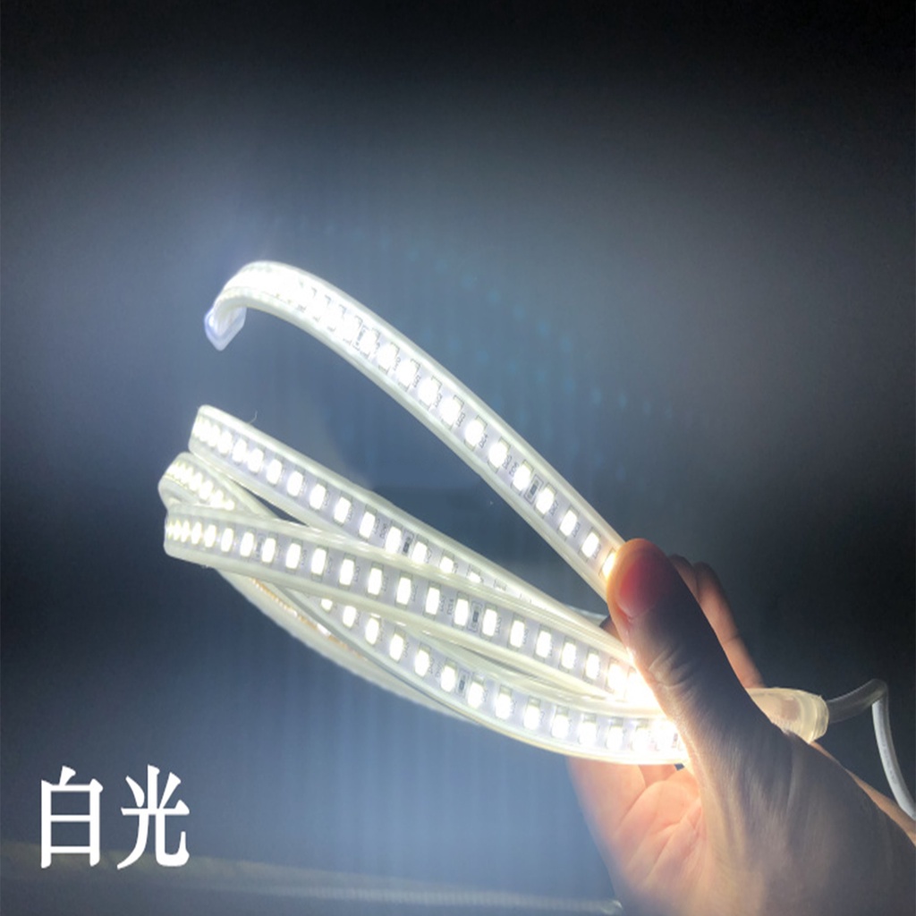 LED燈條 110V燈條 2835一米144燈高亮燈帶三晶LED燈條 霓虹燈 暗槽燈 氣氛燈 戶外防水亮化 露營燈條 | 蝦皮購物