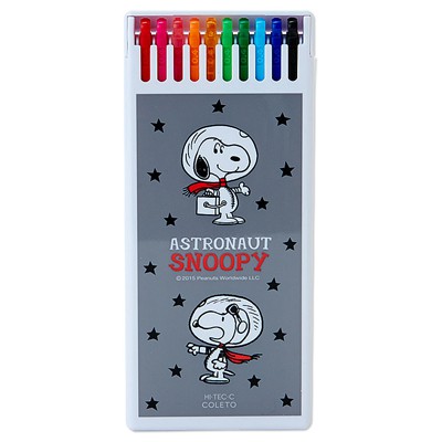 SNOOPY史努比 百樂HI-TEC-C百樂HI-TEC-C變芯筆筆芯組10色 限定版