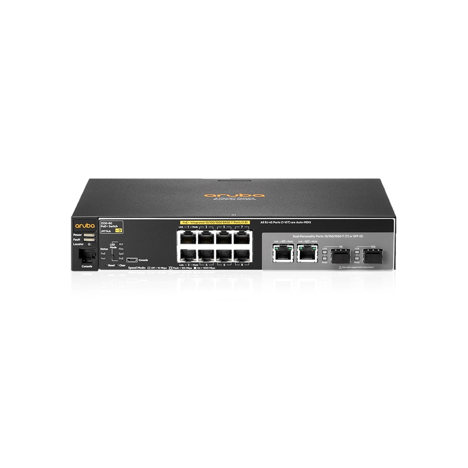 Aruba 2530 Switch 8G-PoE+ Switch交換器(全新未拆封)