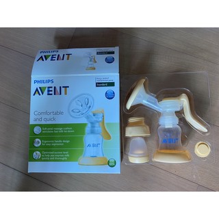 二手Philips Avent 標準口徑 PP 手動吸乳器組合 SCF900 贈 全新 PP防脹氣奶瓶