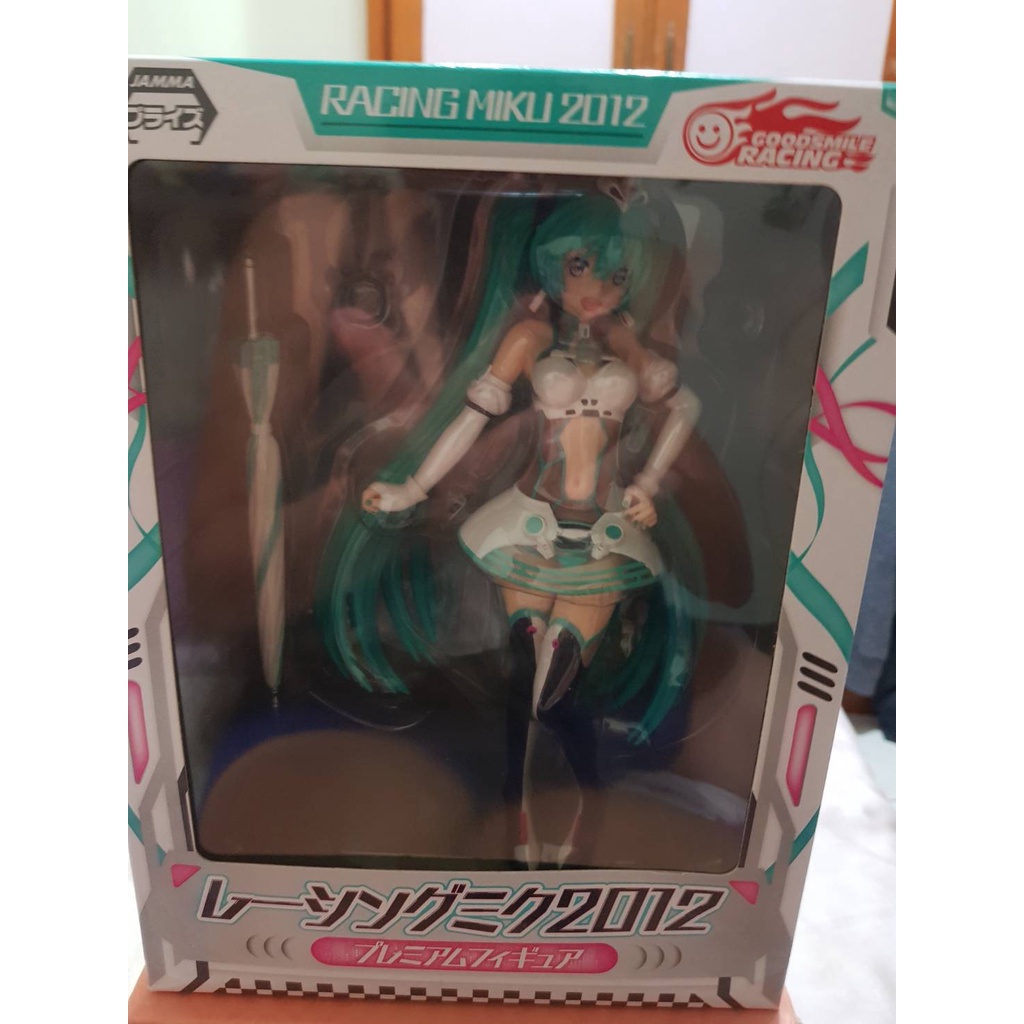 稀有絕版2012日版SEGA 賽車初音 賽車 MIKU 公仔