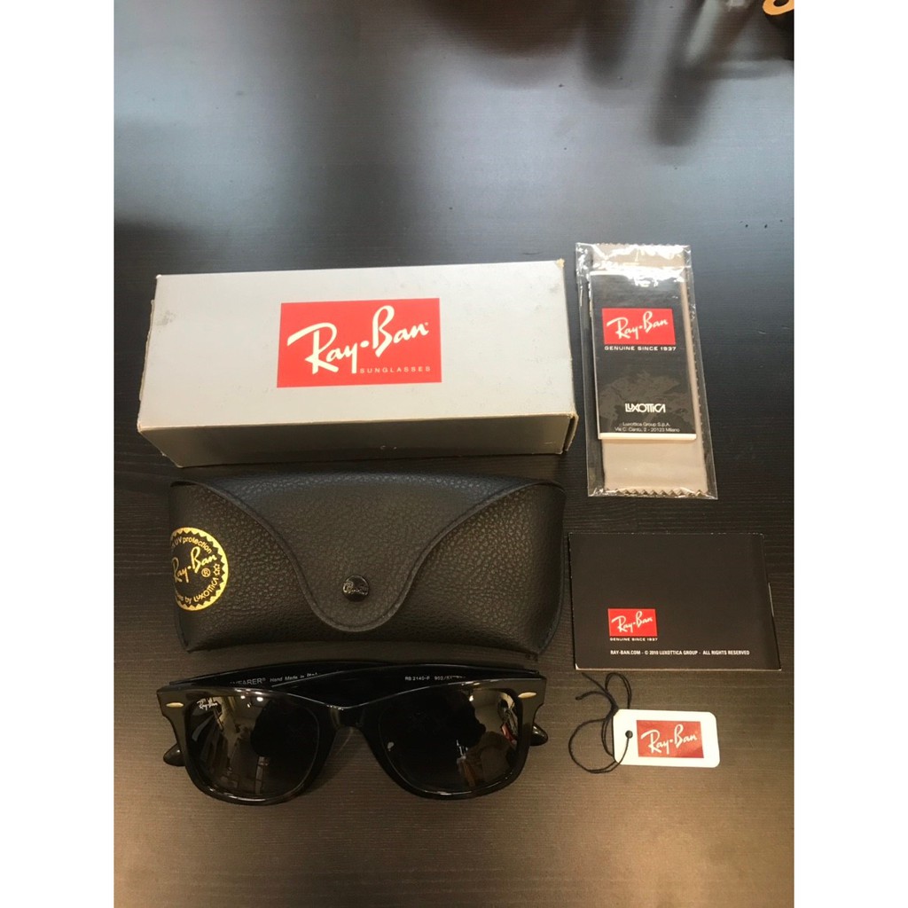 Ray Ban 雷朋經典復古太陽眼鏡 亞洲版 RB2140F 902/51 52mm 琥珀 二手美品 台中 面交 全配