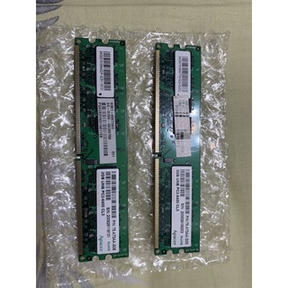 DDR2 記憶體 2G 雙通道 金士頓 窄版 Apacer