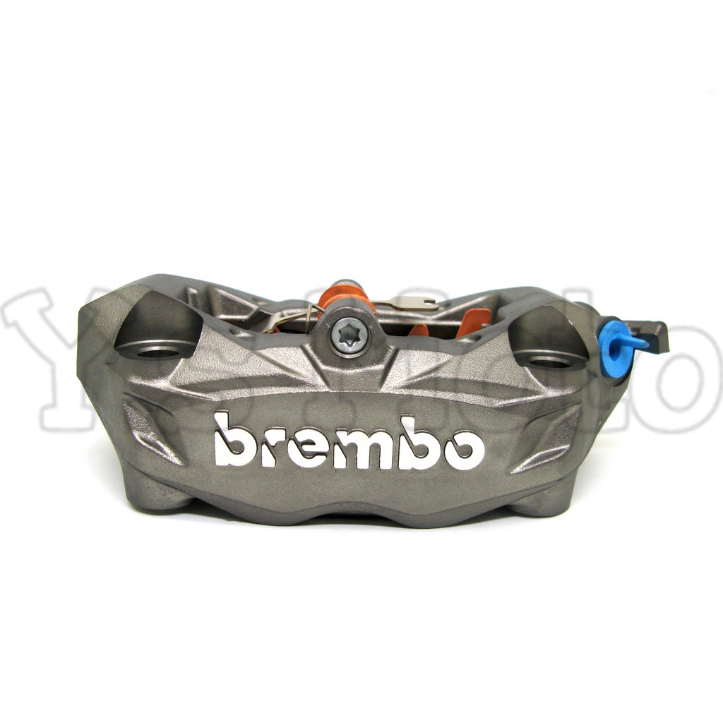 Y.S BREMBO AK 550/AK550/939 輻射卡鉗 灰底銀字(右邊) 活塞32/32