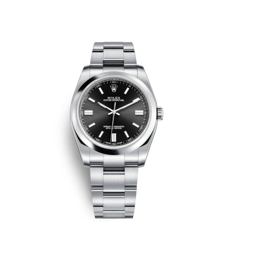 ROLEX 勞力士 Oyster Perpetual 36l 116000 蠔式恆動腕錶-黑/36mm