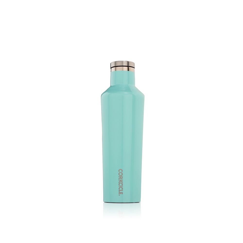 美國CORKCICLE Classic系列三層真空易口瓶/保溫瓶475ml-土耳其藍