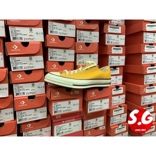 S.G CONVERSE CHUCK TAYLOR ALL STAR 1970 162063C 黃色 低筒 帆布