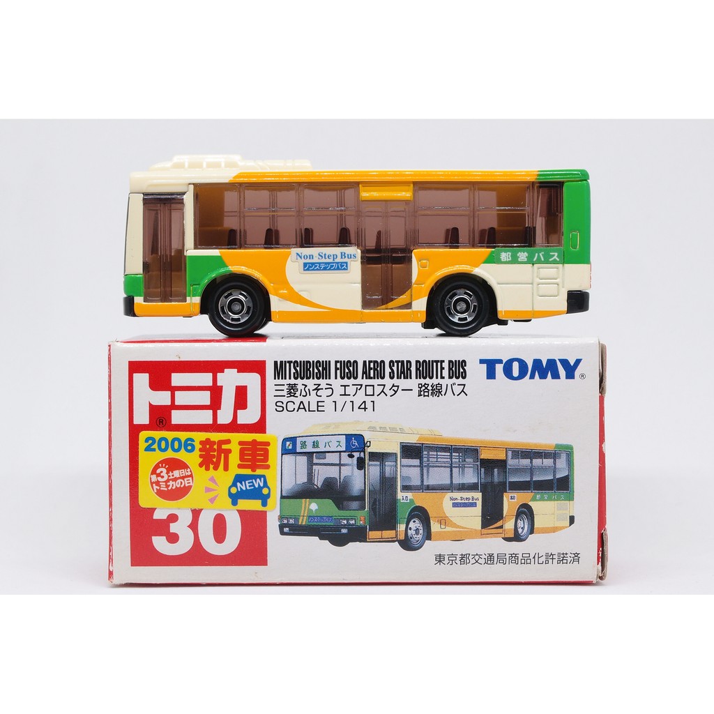 TOMICA 30 MITSUBISHI FUSO AERO STAR 東京 都營巴士 公車 舊款 舊藍標