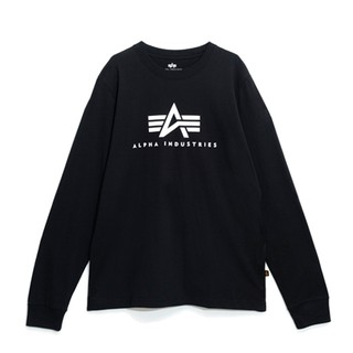 【YOYOGI PLUS】ALPHA BASIC LOGO LONG SLEEVE TEE 薄長袖 (黑)