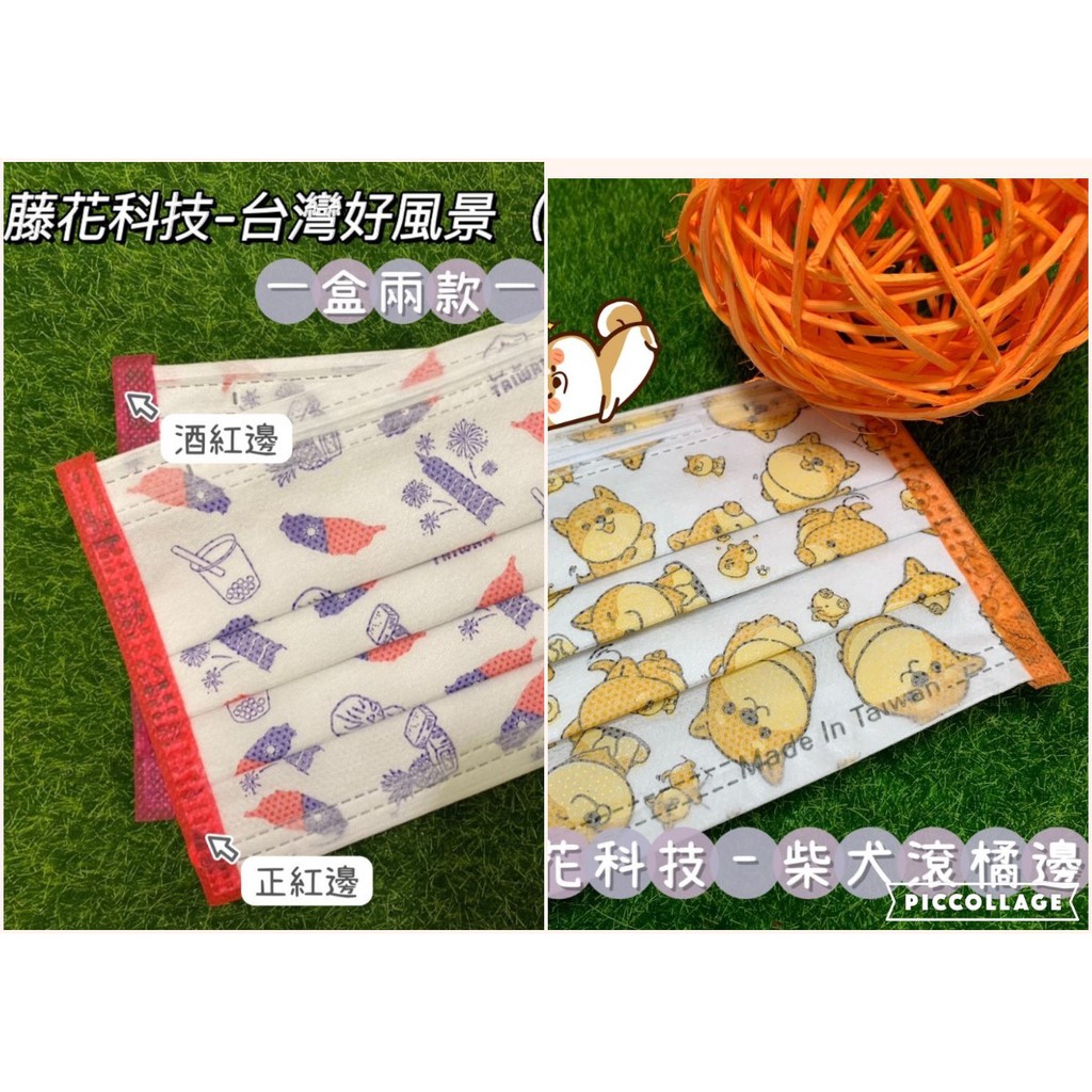 口罩國旗口罩柴犬滾橘邊防塵口罩藤花附發票台灣好風景台灣製現貨 蝦皮購物