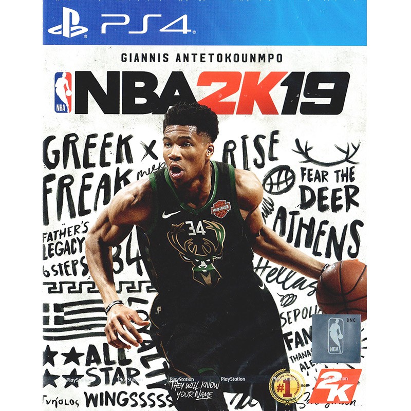 全新現貨 PS4 NBA 2K19 (內附初回下載特典) 中文亞版 美國職業籃球