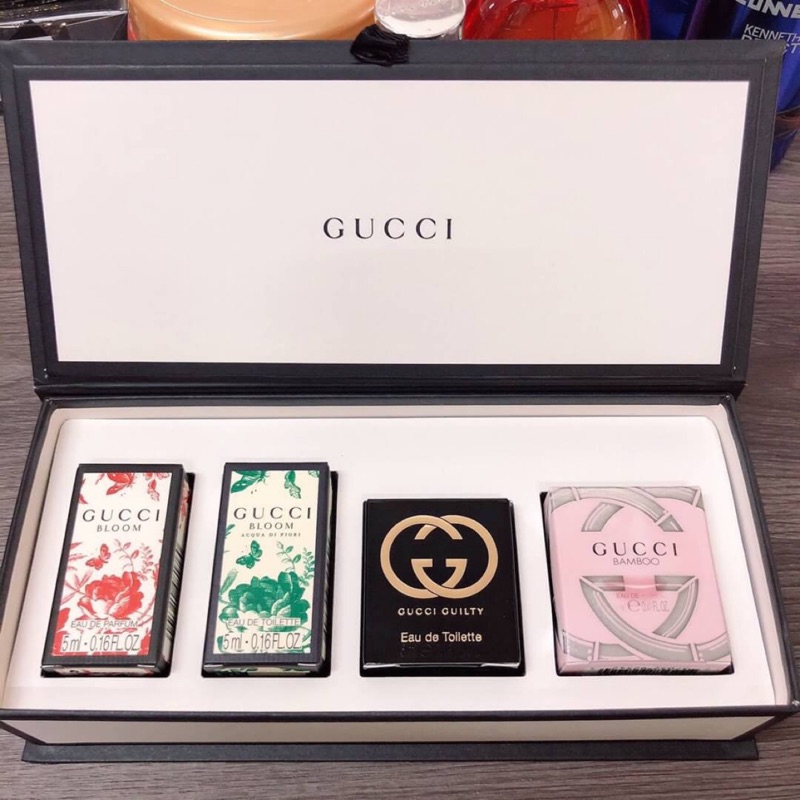 Gucci 香水禮盒5ml 4罐 蝦皮購物