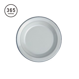 【日本365methods】圓形琺瑯餐盤-23cm