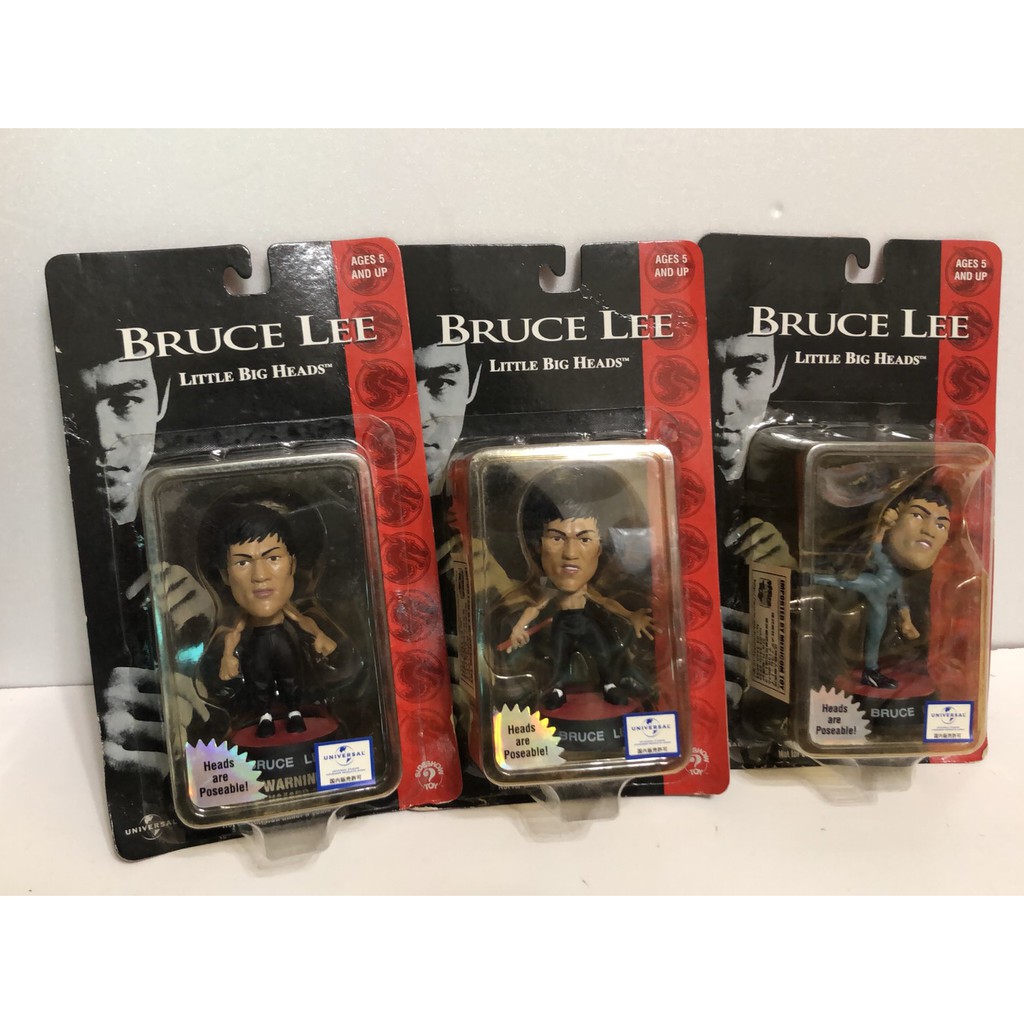 【現貨】三隻一起賣 大頭公仔 李小龍 Bruce Lee 美式 絕版 出清 公仔