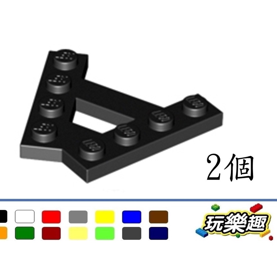 玩樂趣 LEGO樂高 15706 (2個) Plate A-Shape 楔形板 二手零件 2G30B-E