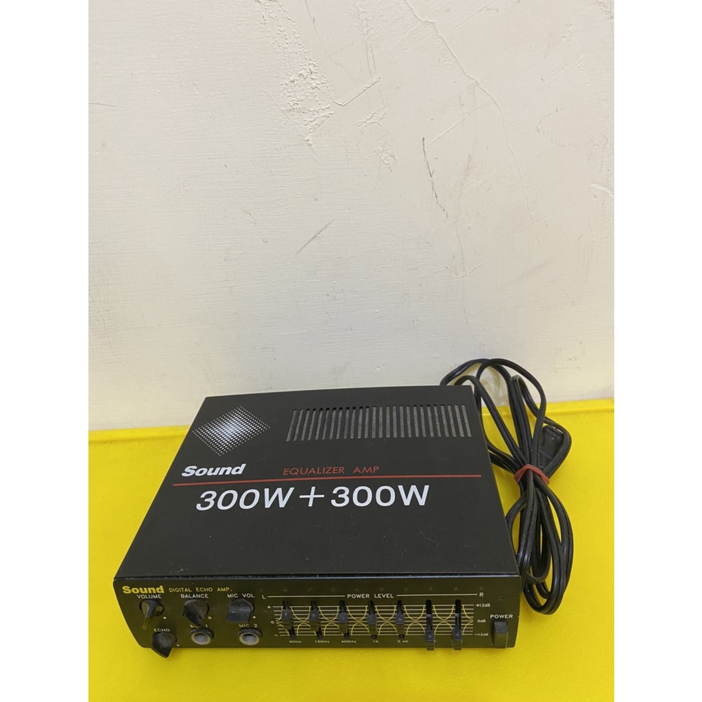 二手9成新 SOUND 300W+300W 擴大機 型號SEQ-520(現貨)