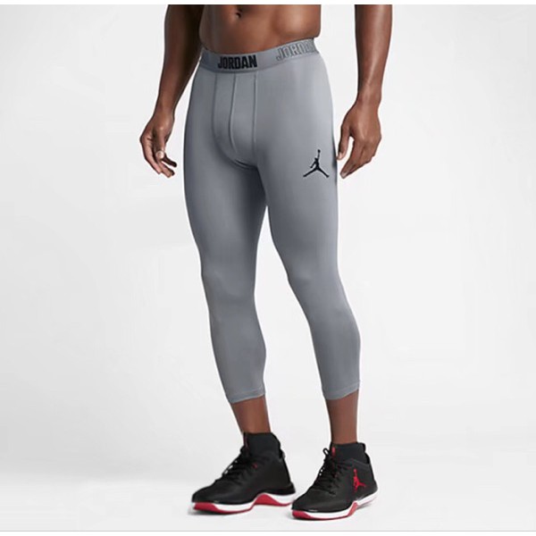 Nike Jordan All Season Compression 3/4 灰色壓縮褲 緊身褲 台灣未發售顏色 M號