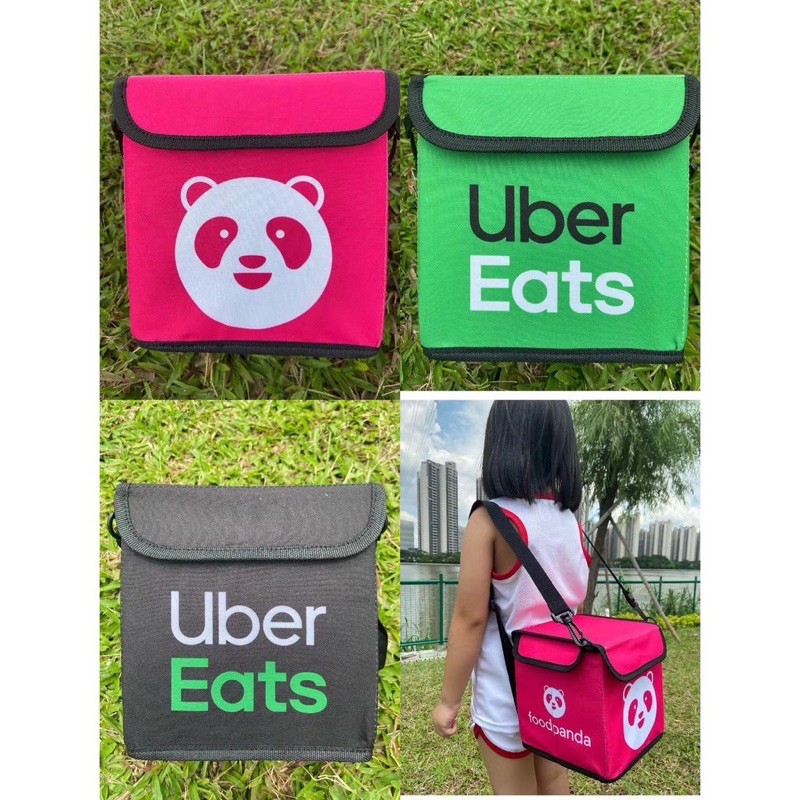 外送 迷你古錐可愛外送包 Ubereats 熊貓 後背 小背包 兒童背包 小包 foodpanda 三重 新北 非 腰包