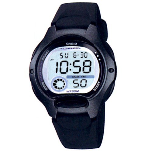 【CASIO】孩童時代十年電池電子錶-黑(LW-200-1B)正版宏崑公司貨