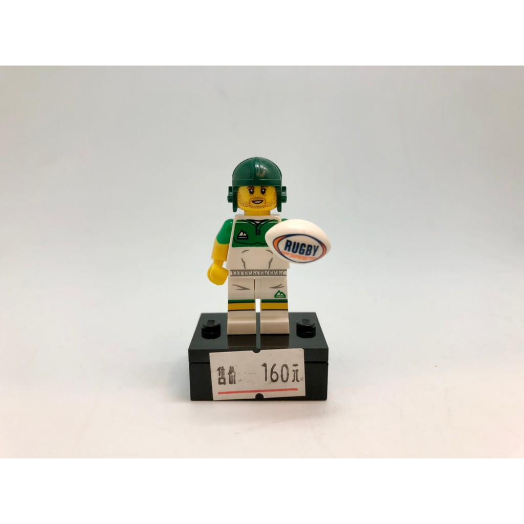 [ 玩樂磚家 ] LEGO 橄欖球員 人偶 橄欖球
