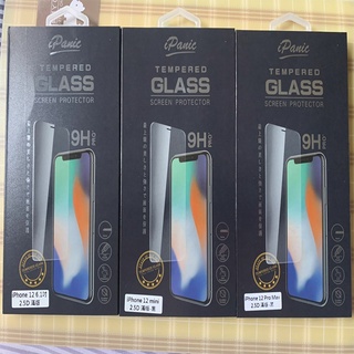 iPanic 2.5D 9H 鋼化亮面玻璃保護貼,適用 iPhone 12系列,iPhone 8 / 7 / SE2