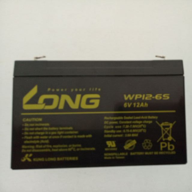 【電池醫生】LONG廣隆NP 電池 台中 WP12-6 6V 12AH (WP10-6加強板) 電動玩具車 電子秤專用