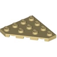 磚家 LEGO 樂高 砂色 斜切轉角薄板 平板 Wedge Plate 4x4 Cut Corner 30503