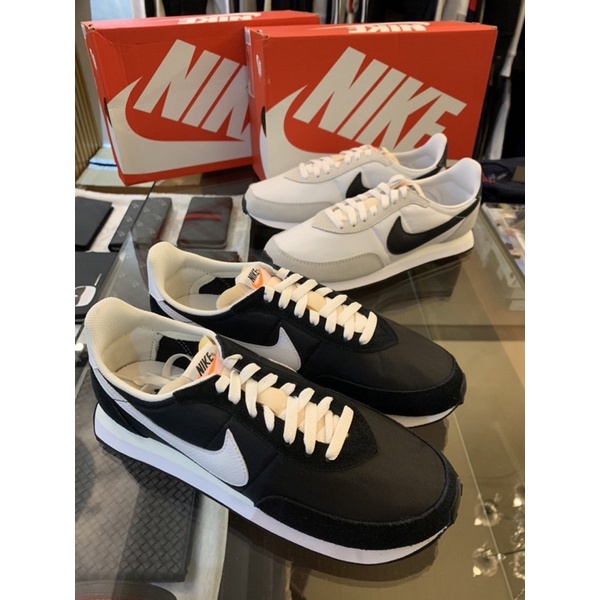 Limit精品✔️ Nike Waffle Trainer 2復古 麂皮 拼接 休閒鞋 球鞋 情侶款 黑白二色 男女同款