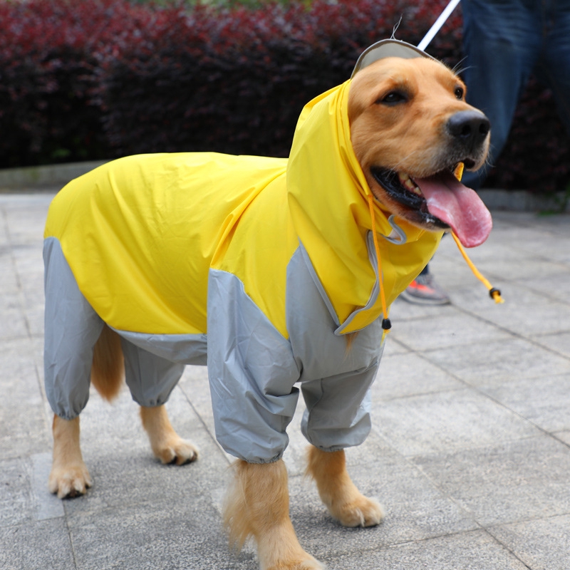 寵物狗狗雨衣狗衣服加工服裝服飾大狗雨衣四腳金毛大型犬全包雨披 蝦皮購物