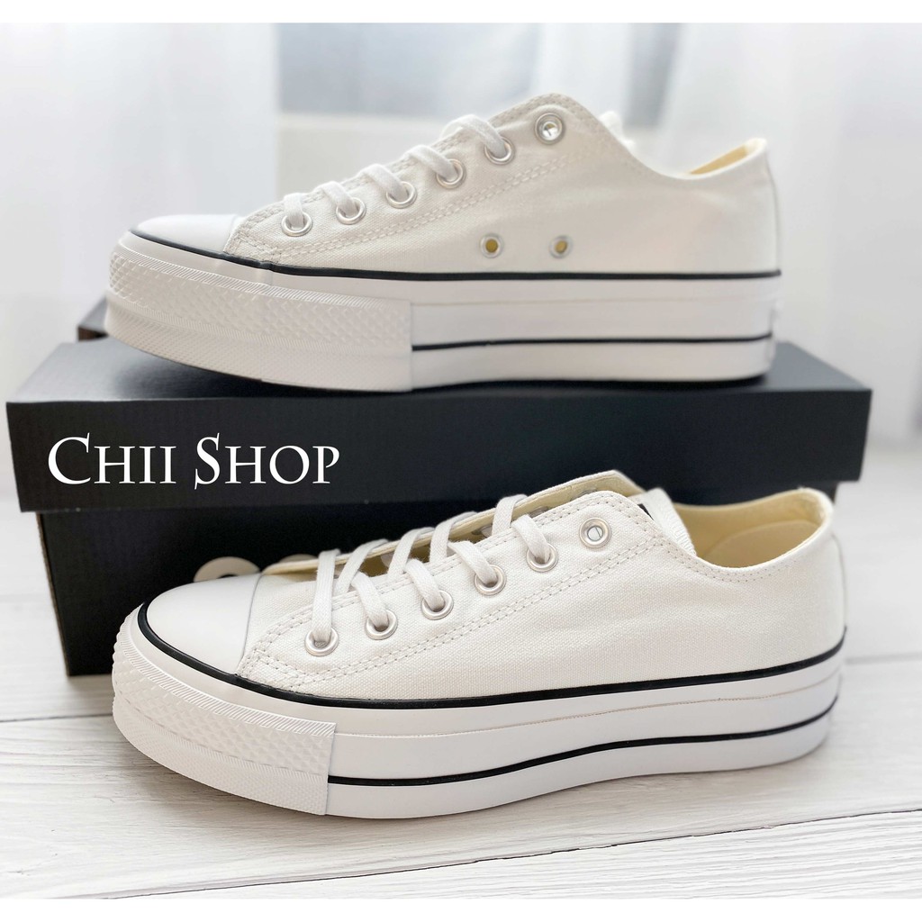 【CHII】韓國 Converse CTAS LIFT OX 白色 厚底 帆布鞋 560251C