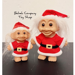 🎄1980s VTG trolls troll 聖誕節 聖誕老公公 聖誕老人 醜娃 巨魔娃娃 幸運小子 古董玩具
