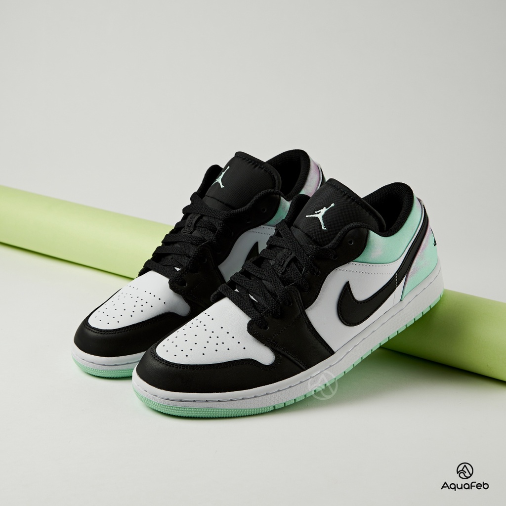 Nike Air Jordan 1 Low SE 男 白灰綠 AJ1 渲染 休閒鞋 DM1199-100