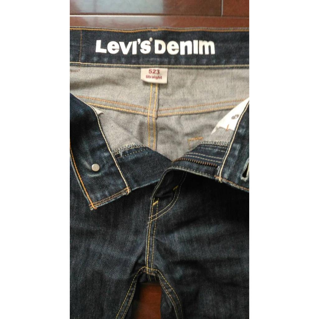 Levi's 523 窄款 深藍 牛仔褲