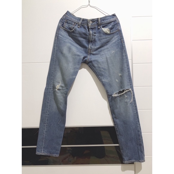 客訂！！LEVIS 501CT刷破牛仔褲（二手）