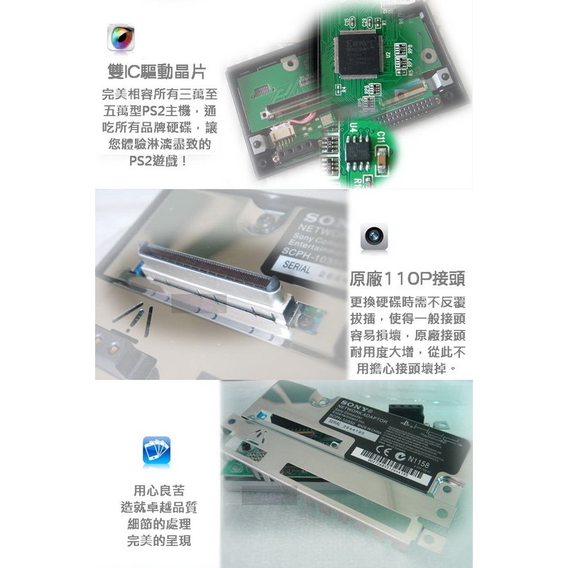 PS2 3000 5000 30007 50007 厚機專用網路卡 網卡 IDE界面【台中恐龍電玩】