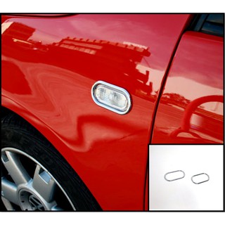 圓夢工廠 VW 福斯 LUPO 1999~2005 改裝 鍍鉻銀 車燈框 葉子板 側燈框 方向燈框 飾貼 臺灣製造