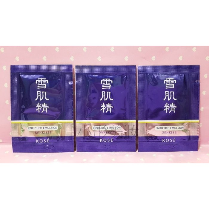 [小彤美妝] kose 高絲 雪肌精乳液(極潤型)(試用包)1.5ml 滿1000超取免郵