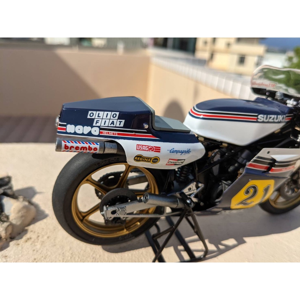 阿彰完成品 Tamiya 田宮1 12 Suzuki Rgb500 Team Gallina 蝦皮購物