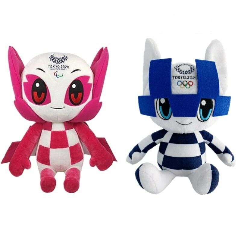 東京奧運遊戲吉祥物 Miraitowa 一些毛絨公仔紀念品