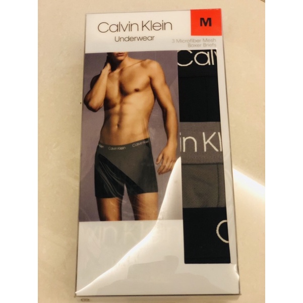 Calvin Klein 凱文克萊 純棉平口褲3件組 ck 內褲 男內褲 Costco 好市多買