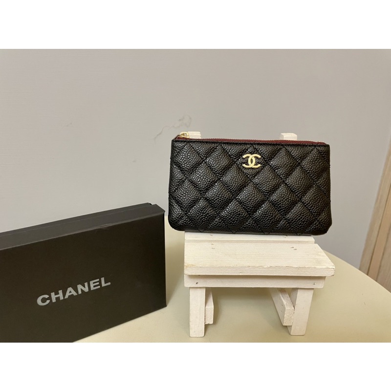 Chanel 贈品包 一字拉鍊包