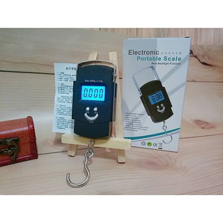 現貨 中文版 50kg電子行李秤 簾航 自助旅行手提秤 迷你電子磅秤 釣魚磅秤 家用手提 攜帶式 操作簡易 實品拍攝