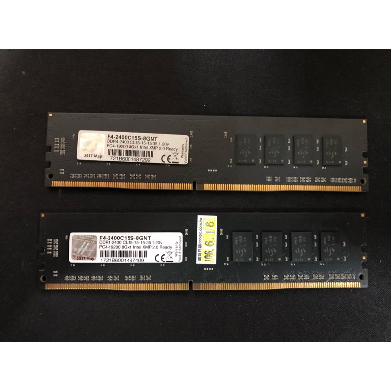 芝奇 GSkill DDR4 2400 8gb*2