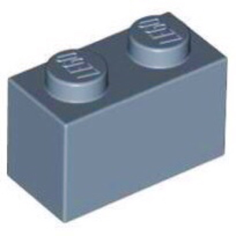 《安納金小站》 樂高 LEGO 沙藍色 全新 零件 基本磚 1x2 3004 6177142