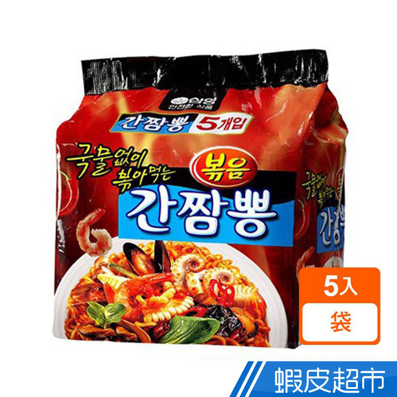 SAMYANG 辣炒海鮮鐵板麵(140公克x5入/袋)  蝦皮直送