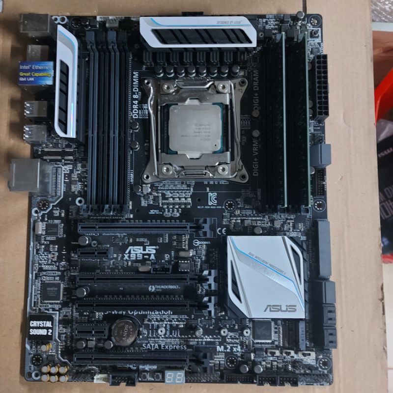 [半套主機] Core i7-5930K+創見DDR4 16G 2133 RECC+asus X99-A