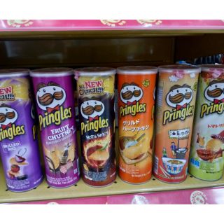 品客 Pringles/原味/起司/糖醋牛小排/炭烤BBQ/九層塔/博多名太子/和風雞肉串燒/蒜頭蝦/比薩等多種口味