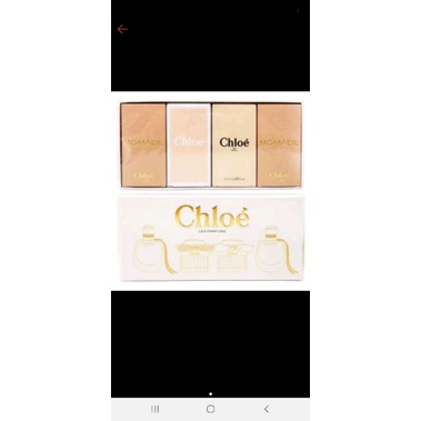 CHLOE四入小香禮盒5ML*4 (芳心之旅*2+白玫瑰+同名期限2024.05到期