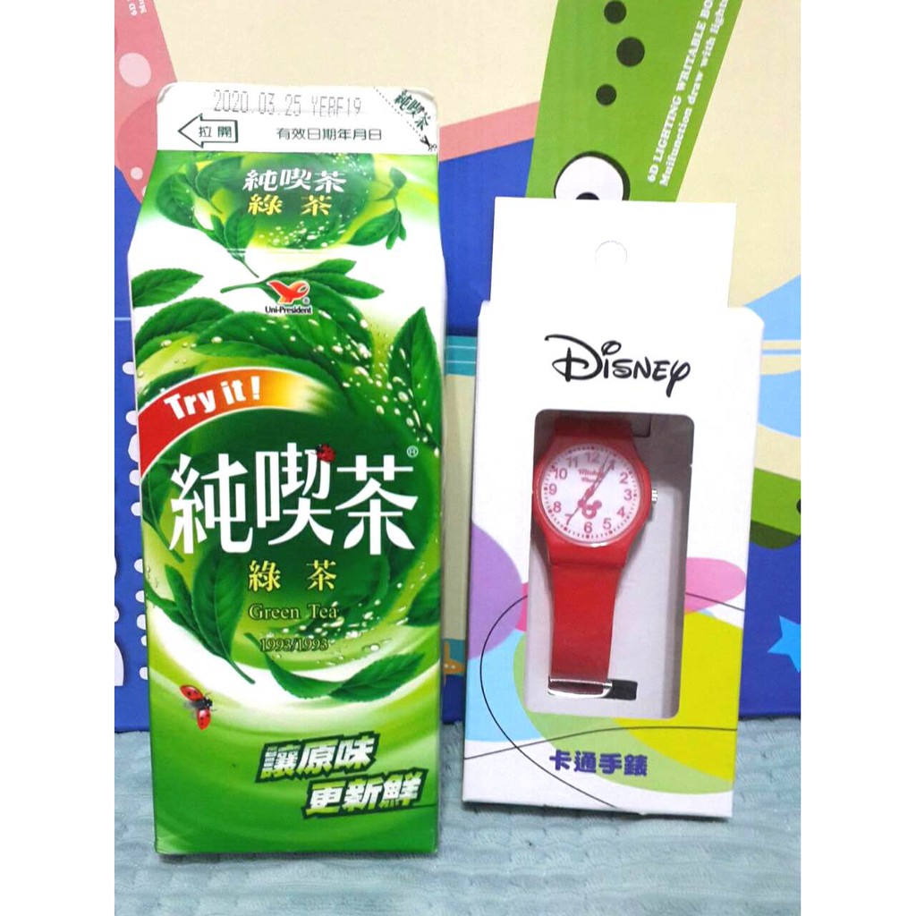 (快速出貨)娃娃機商品 正版 台灣製 迪士尼 卡通手錶 日常防水 紅色 兒童 手錶 米老鼠 米奇 米妮(禮物、生日禮物)